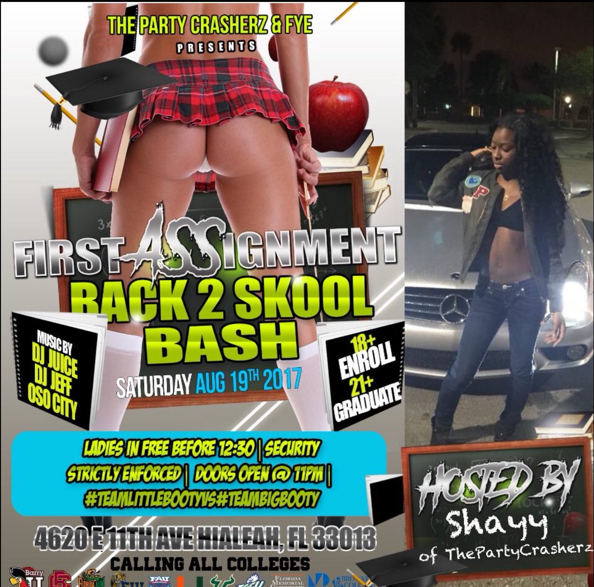deactivated_97's tweet photo. ✏️August 19th, 2017✏️
📝📓 First ASSignment📓📝
📌Back2SkoolBash📌
#FirstASSignmentMiami https://t.co/nbPwFMpDKI