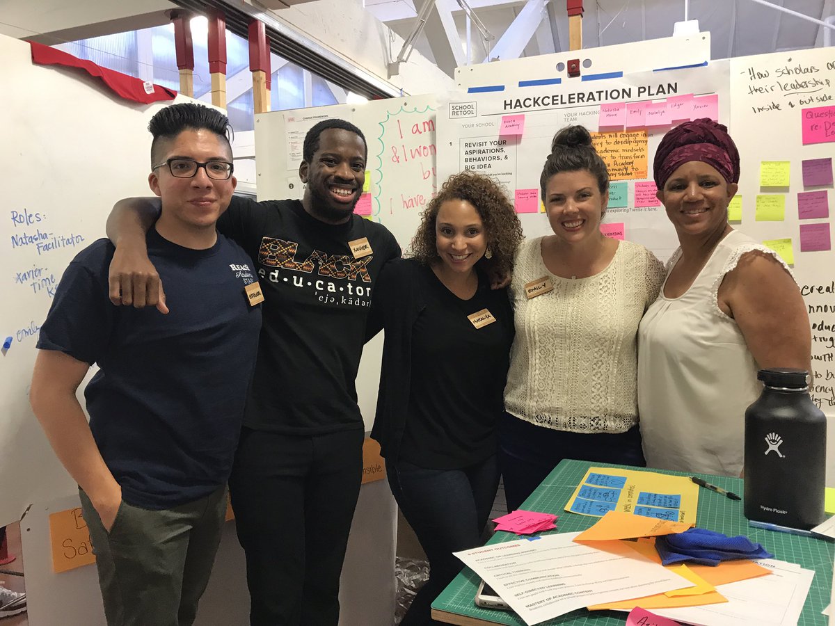 reachoakland's tweet photo. Thank you to our team for making it happen this weekend, building empathy &amp; failing forward #smallhacks #hactivationnation #schoolretool https://t.co/MEZli4z45Y