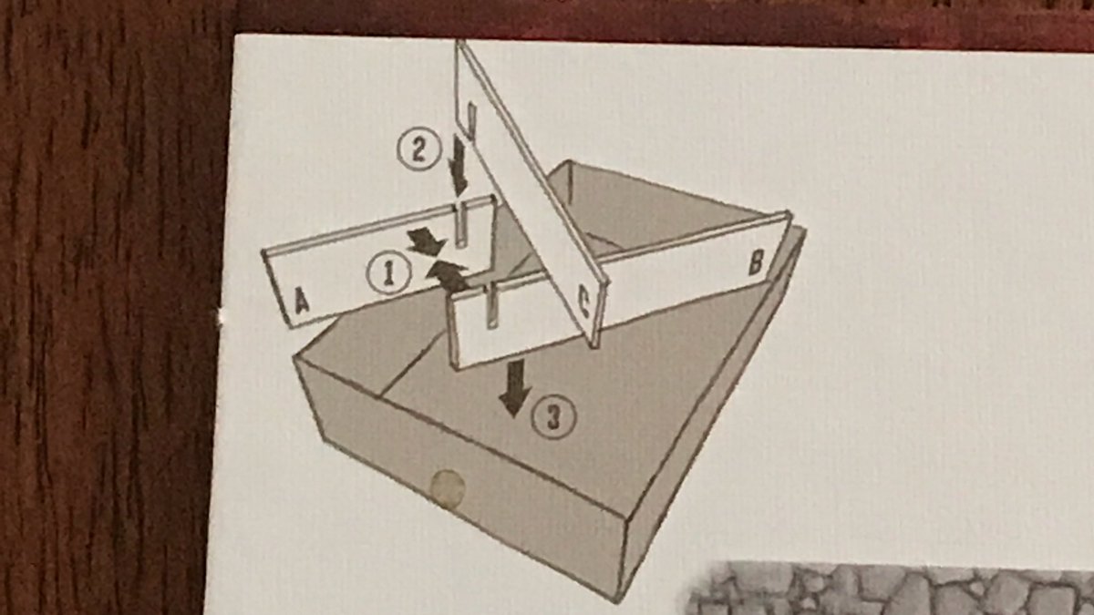 instgamereview's tweet photo. ICYMI: This is the picture from the #Barenpark sprue that shows how to assemble the box insert. https://t.co/n2lsmnNn56