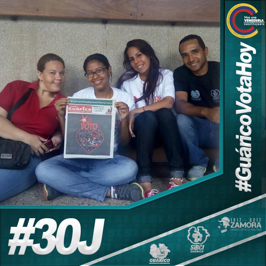 Edgarcaspcp's tweet photo. #VamosAVotar  #GuaricoSiVotaContraElTerrorismo   @NicolasMaduro @uhcarola @rerchacin @VideosGuarico @SibciGuarico https://t.co/C2JUERnoM0
