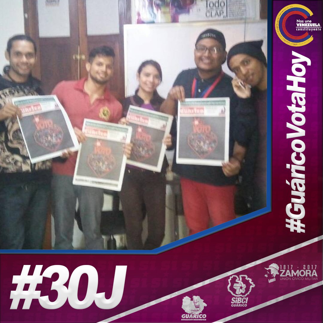 Edgarcaspcp's tweet photo. #VamosAVotar  #GuaricoSiVotaContraElTerrorismo   @NicolasMaduro @uhcarola @rerchacin @VideosGuarico @SibciGuarico https://t.co/C2JUERnoM0