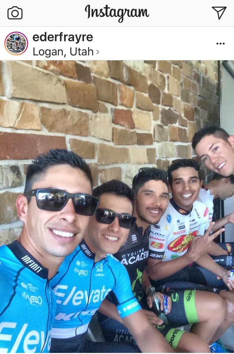 Qué orgullo me invade con mis paisanos 🇲🇽 en <a href="/TourofUtah/">The Tour of Utah</a> !!@ederfrayre Alfredo Castillo, <a href="/LuisE_Lemus/">Luis E Lemus D</a> <a href="/ucasti/">Ulises AC Soto</a> <a href="/oklangaribay/">Orlando Garibay</a> #MexiCAN