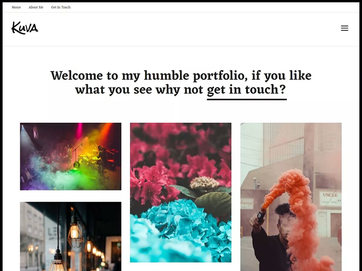 SiteCreateIO's tweet image. We have just launched a #FreeDownload #WordPress theme, Kuva. Clean, minimal design and ideal for #photography  sitecreate.io/themes-and-tem…