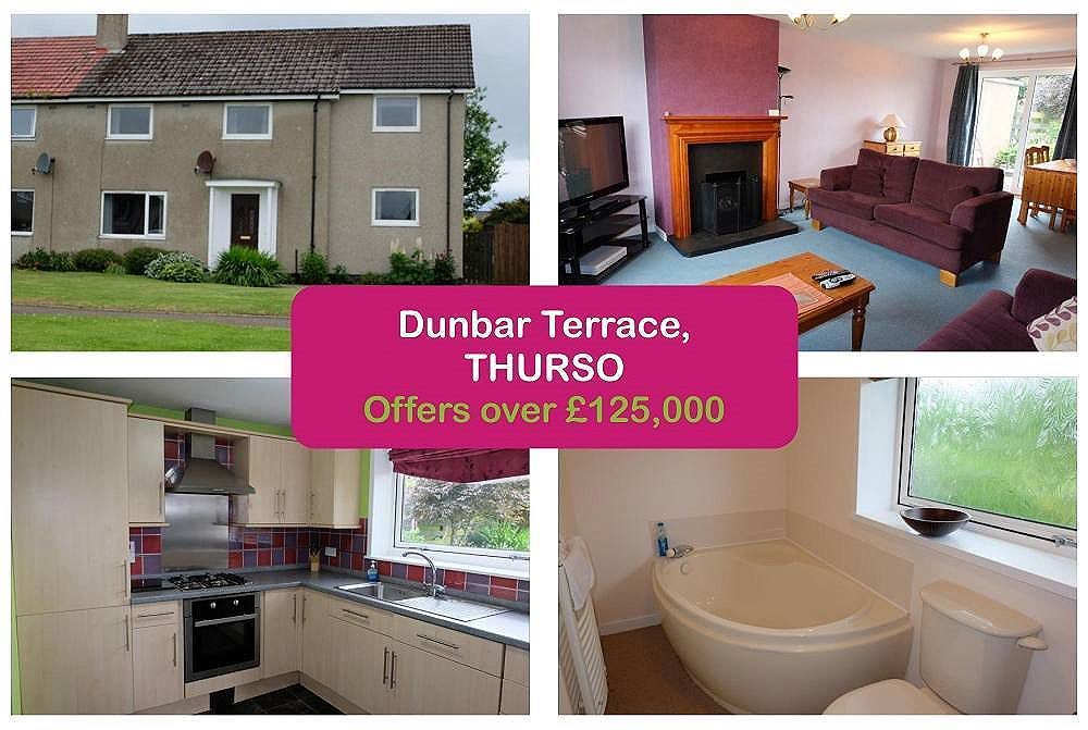 NEW TO MARKET⠀
THURSO - 4 BED⠀
Offers over £125,000⠀
#caithness #thurso #propertyforsale⠀
⠀
Full details at:⠀
highlandpremierproperties.co.uk/properties/106…