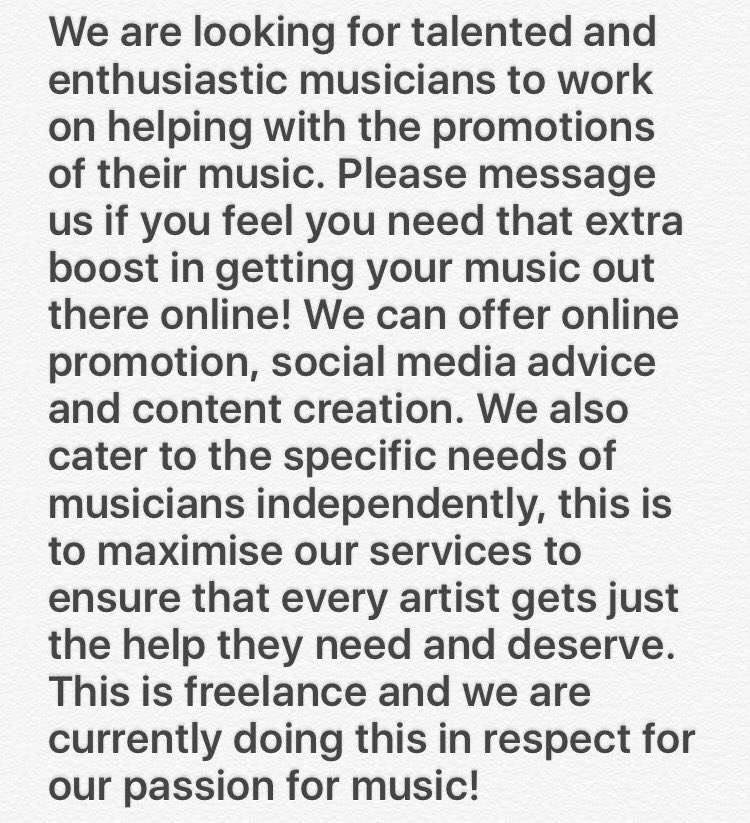 SoundoftheCity's tweet photo. Please get in contact! 😊✌️ https://t.co/EbEr7VdYp6