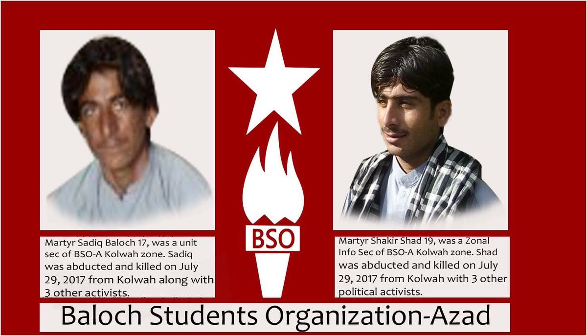 EzzatBaloch's tweet photo. Baloch youth shed their blood for Freedom, humanity and sovereignty. We proud of our comrades who embraced martyrdom. 
Victory is ours ✌���. https://t.co/wOw0sVmHg0