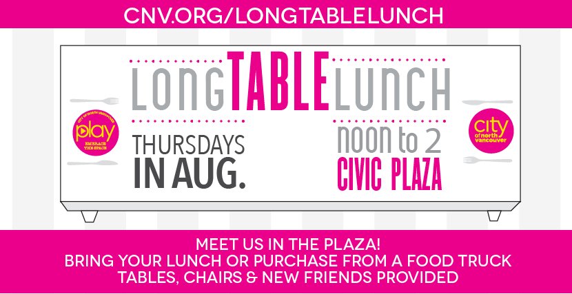CityOfNorthVan's tweet photo. This just in. Our #LongTableLunch was so fun, we're gonna run them in August too! https://t.co/NqNTIf6Qv9 #PlayCNV #NorthVan #CivicPlaza https://t.co/6r95lyq8zE