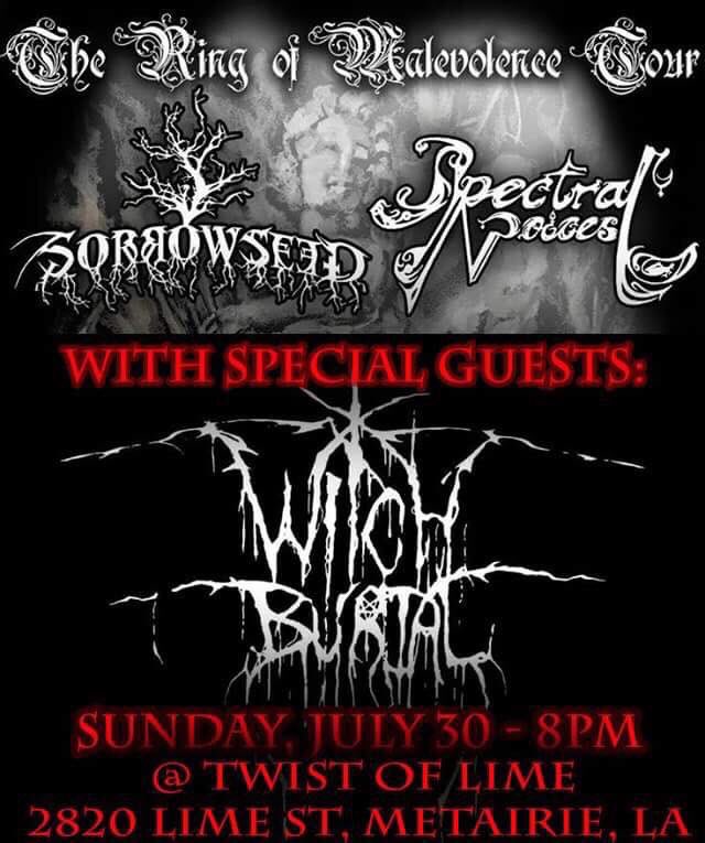 Sorrowseed's tweet photo. See you TONIGHT, NOLA!!
#Sorrowseed #SpectralVoices
#RingofMalevolenceTour2017

#NOLAMetal 

https://t.co/E2assd5Foh https://t.co/b4Vt9LbEwN