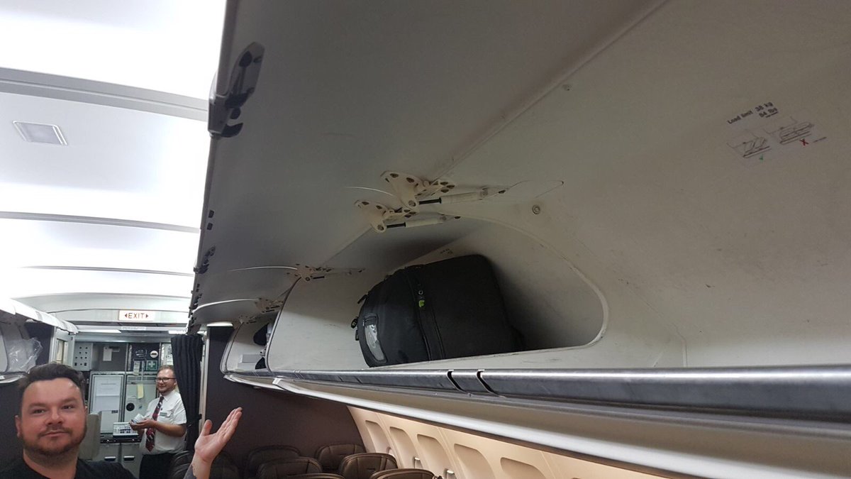 AlihuttonPipes's tweet photo. @British_Airways V. Bad treatment at gate 10 right now. Tried to force me to check instrument under. Said it doesn't fit!! Clearly fits. https://t.co/BNUOXwONOT