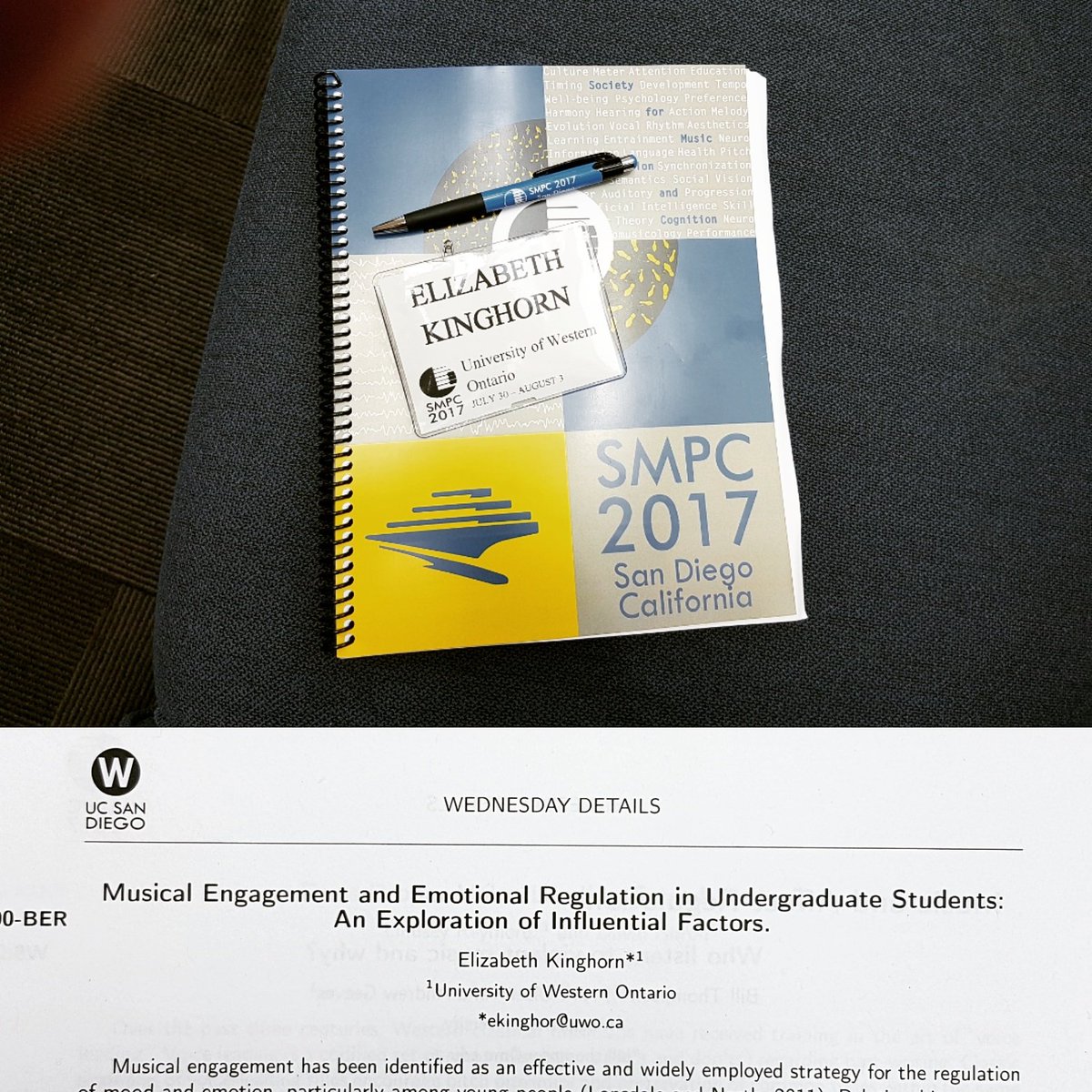 ekinghorn1's tweet photo. It's not real until you see your name and abstract in the official #smpc17 program! https://t.co/w00hiwaHVr