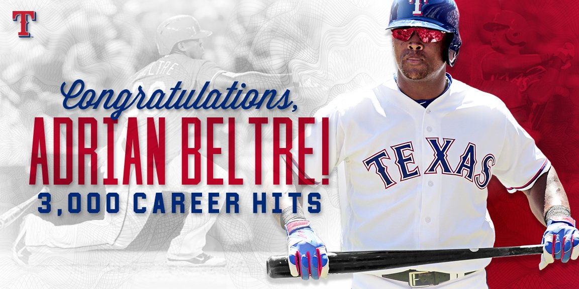 dps5504's tweet photo. @Rangers @MLB #beltre3k
Congrats Adrian! https://t.co/0EFZknoAzw