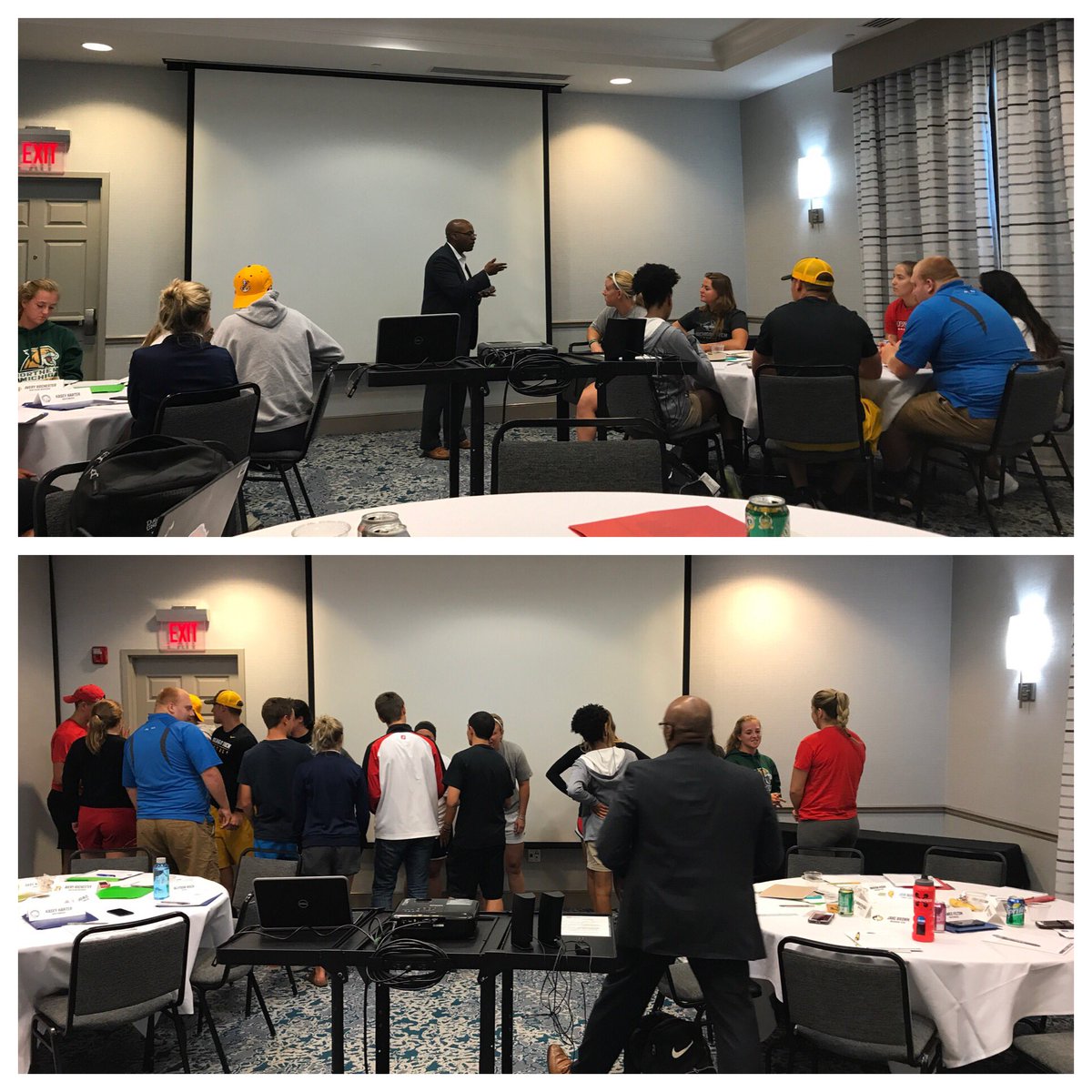 danni_marie23's tweet photo. @mophasaw leading @GLIACsports #GLIACSAAC ON effective networking #Powerof250 major 🔑 https://t.co/gEm1tGBF4S