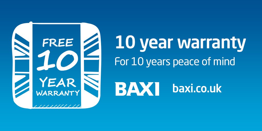 baxiboilers's tweet photo. #Baxi boiler warranties are among the best in the heating industry, offering up to 10 years’ peace of mind. https://t.co/uhvlLuDkds https://t.co/60hCReaCdN