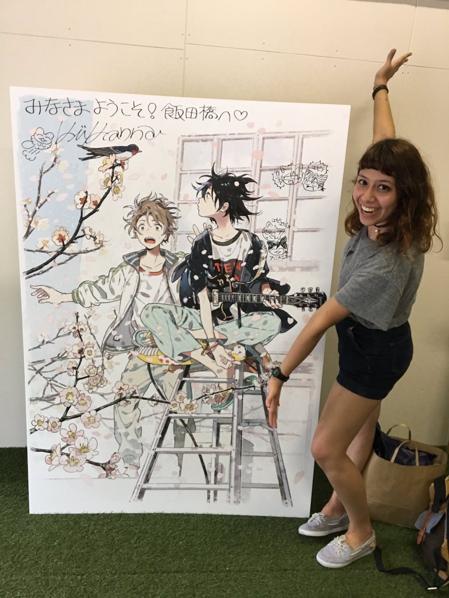 昨日紀伊カンナ先生のサイン会に行った！とても楽しかった！#春風3