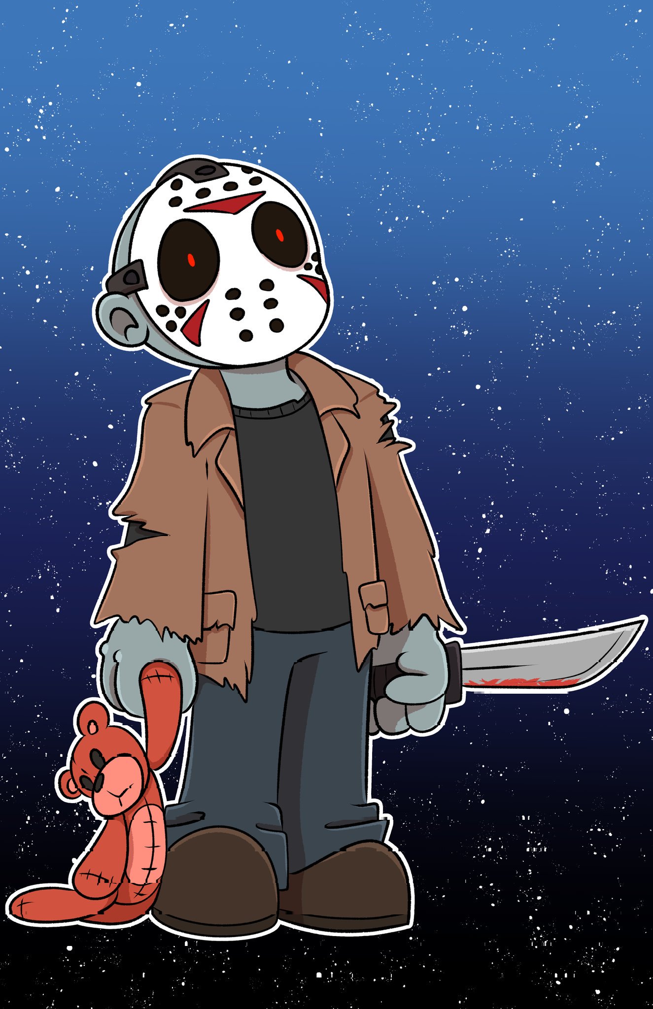 Katie Lynn Underwood on Twitter "Cute little Jason Voorhees drawing 