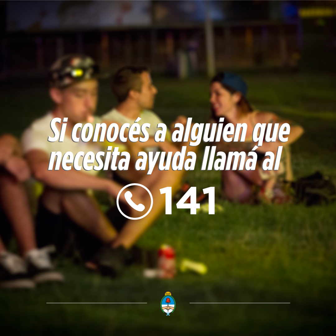 Sedronar's tweet photo. Si conocés a alguien que necesita ayuda, 📲 #LlamáAl141. 
Para conocer otras formas de contacto ingresá aquí ➡️ https://t.co/6ru3GbZmOq https://t.co/hveW1GCpCG