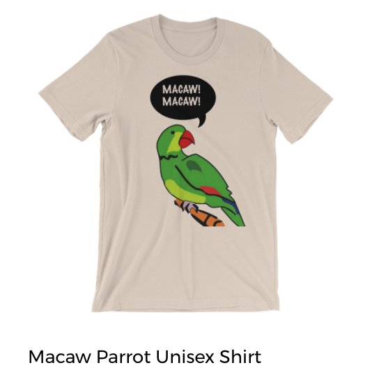 TurtleWorld_INC's tweet image. The Parrot Collection is now launched! We will continue to add new parrot themed shirts. Buy yours at TurtleWorldProducts.com