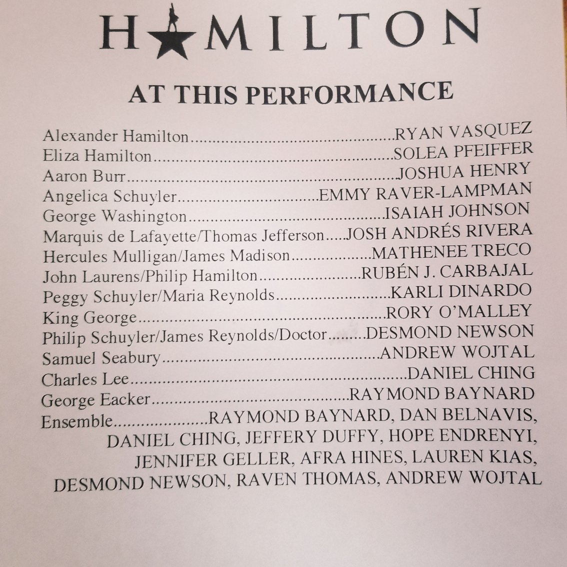 browngirl415's tweet photo. @himynameisemmy My #sfhamilton Angelica. Beautiful performance! #SanFrancisco #Hamilton https://t.co/hJ2t38DtYE