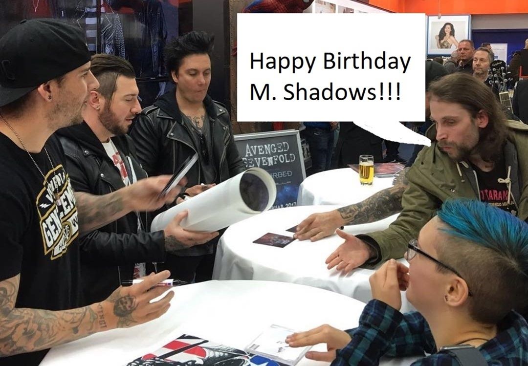 Happy Birthday M. Shadows!   