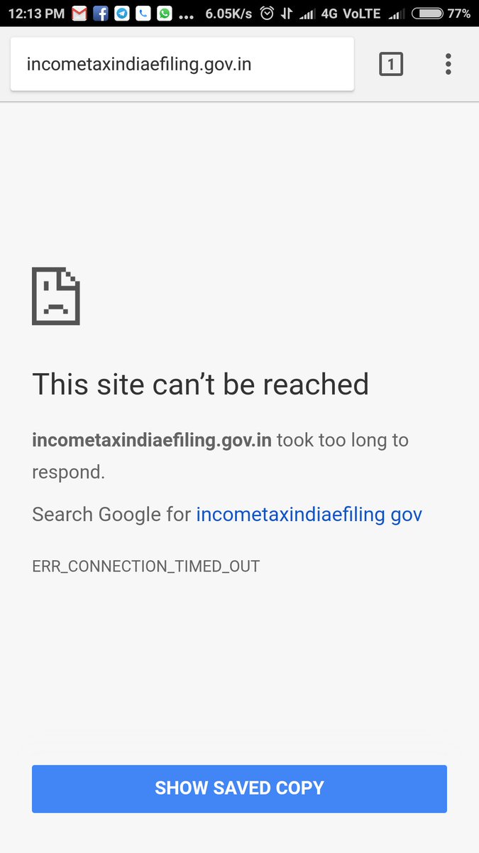 atulmodani's tweet photo. @IncomeTaxIndia Foolishness

Your website is down . Why r u indulging in these type of Inefficiency? 
Even Microsoft is confirming the issue https://t.co/OPpjpWDgSQ