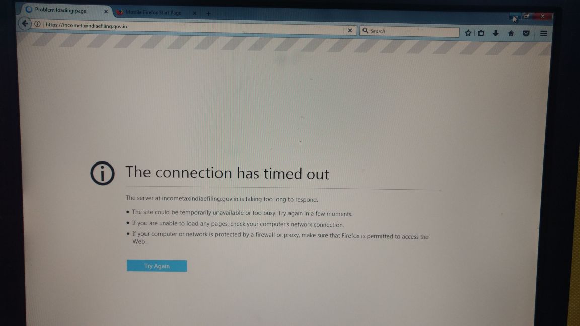 atulmodani's tweet photo. @IncomeTaxIndia Foolishness

Your website is down . Why r u indulging in these type of Inefficiency? 
Even Microsoft is confirming the issue https://t.co/OPpjpWDgSQ