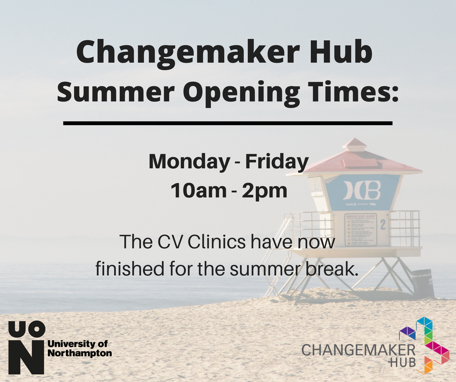 UON_Futures's tweet photo. Our summer opening hours: The Hub's will be open 10-2pm, the CV clinics have stopped for summer, appointments available as normal! https://t.co/ixXhUkkKwS