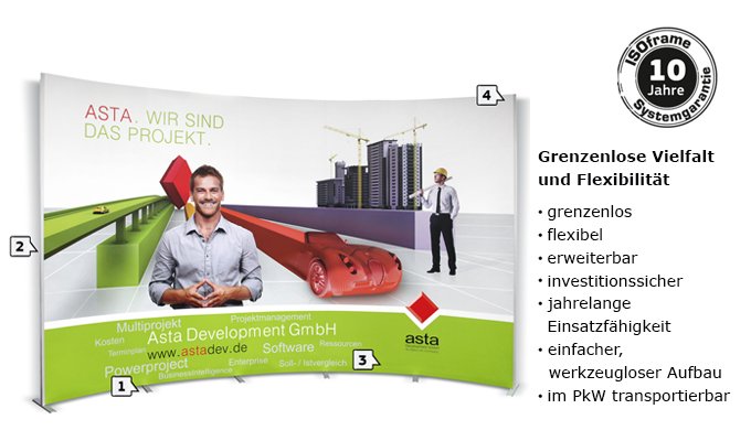 medienkraftwerk's tweet photo. #Montagsrabatt! Nur noch bis morgen❗❗ 15 % auf das #Messedisplay "#ISOframe wave"❗❗
#Messesysteme & #Messewände auf: https://t.co/idxxX4JgCY https://t.co/HaQuv3iscD
