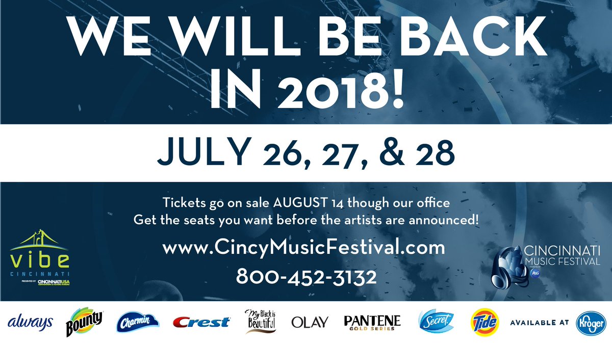 Already dreaming of #cmf2018? Tickets on sale Monday August 14!