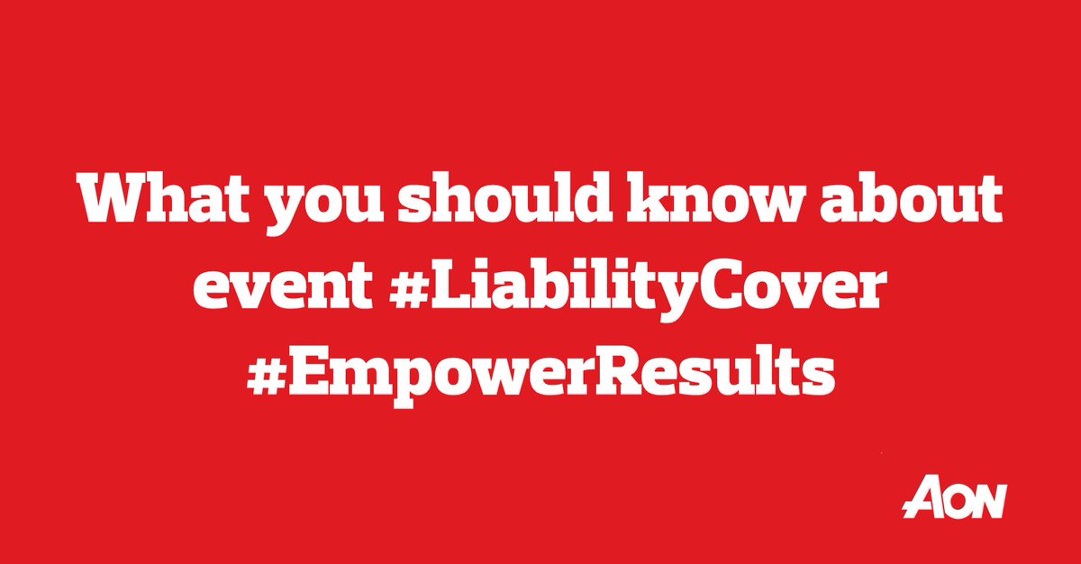 Aon_SouthAfrica's tweet image. The ins &amp;amp; outs of #EventLiabilityInsurance. ow.ly/fReN30dZiVT #EmpowerResults
