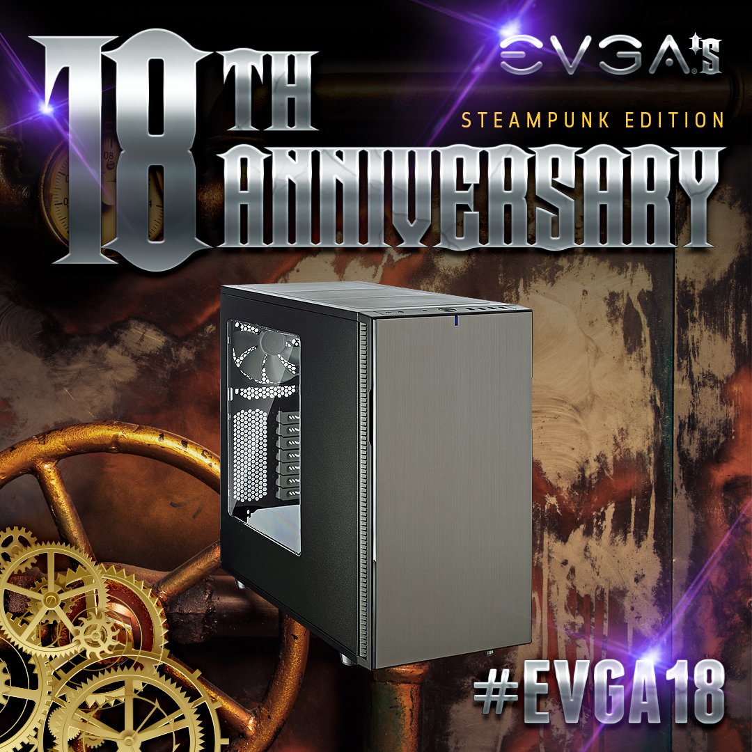 TEAMEVGA's tweet photo. Special thanks to @FractalDesignNA for providing awesome prizes for our 18th Anniversary! #EVGA18 #teamevga https://t.co/h7jUCq0ML5 https://t.co/3QaCebHGgp