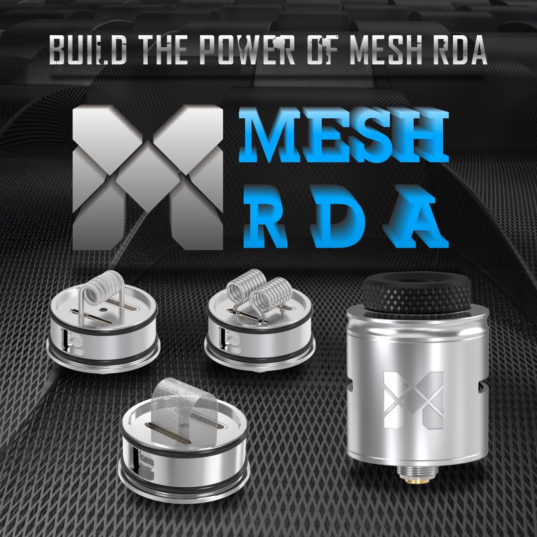 VANDYVAPE's tweet photo. 🎉🎉New product launching news: Mesh RDA🎉🎉
More details at: https://t.co/0NfRCXWfx2
#vandyvape #meshrda #meshwire https://t.co/n6O8y4DxLi