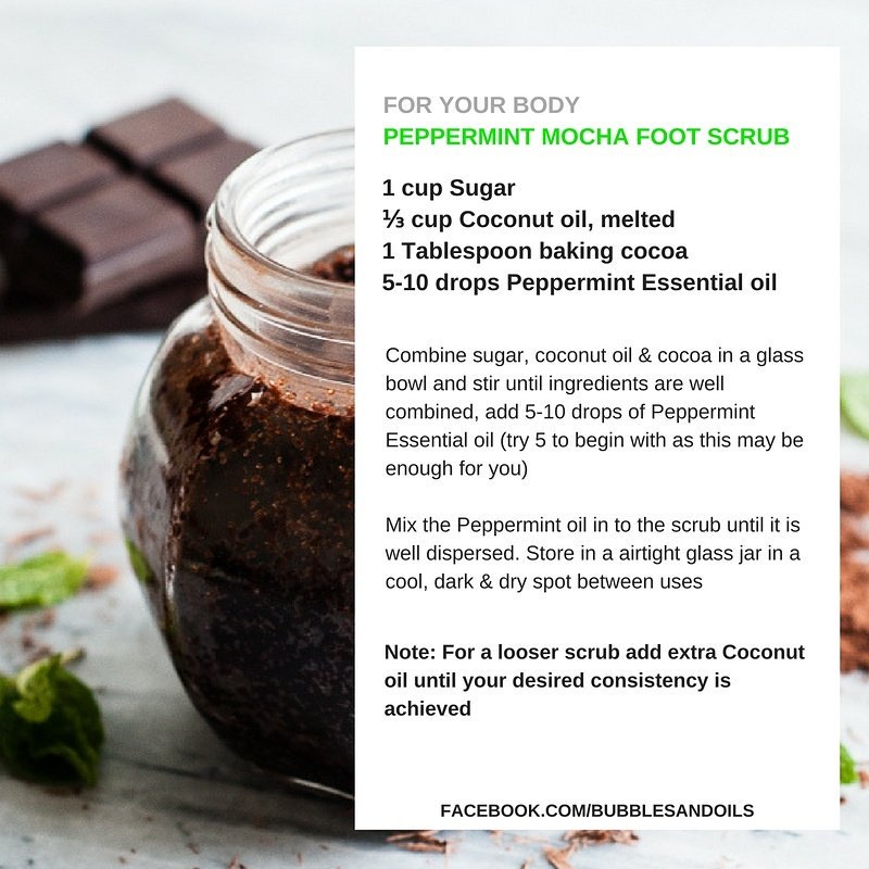 BubblesAndOils's tweet photo. Show your feet some love with this decadent foot scrub with Peppermint #essentialoil for more diy body recipes visit https://t.co/49R0sEhcOV https://t.co/iQZQp6Eu3a