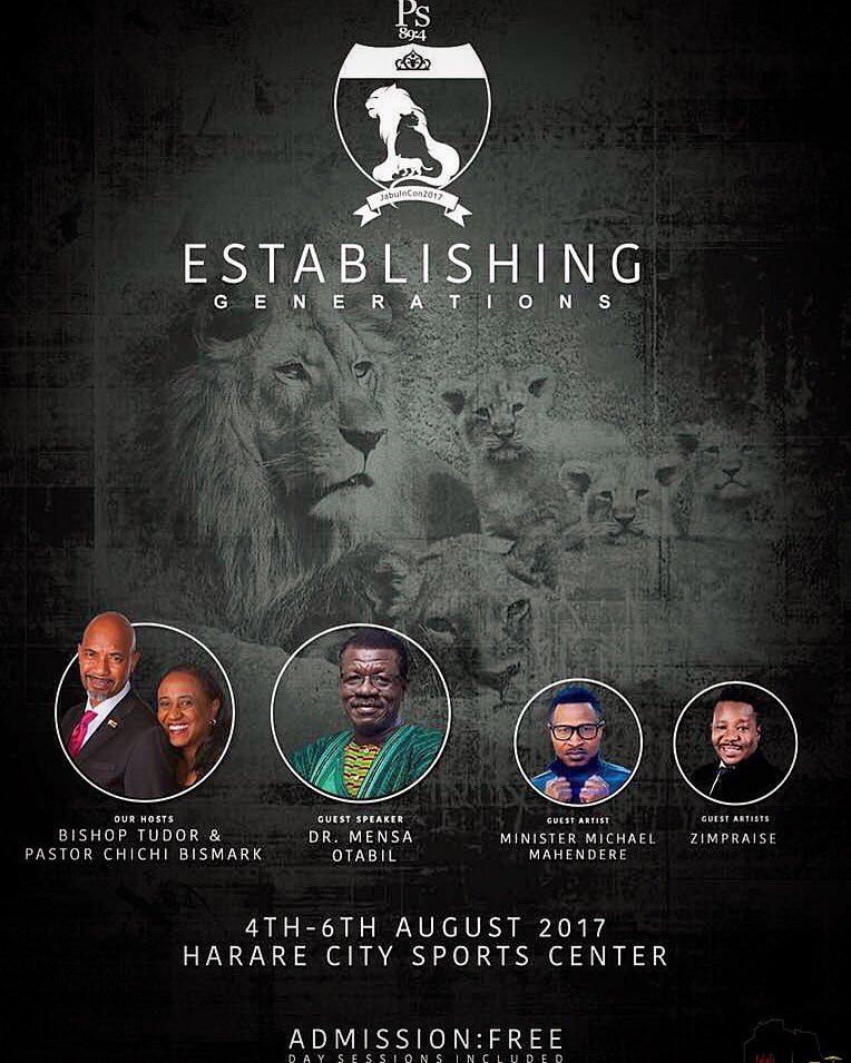 Zimpraise's tweet photo. Join us @JabulaNLCC Conference (4th-6th Aug) Registration is FREE https://t.co/XFSTauhBtq.
#EstablishingGenerations #ZimPraiseNLCC17 https://t.co/fxMAaikRv3