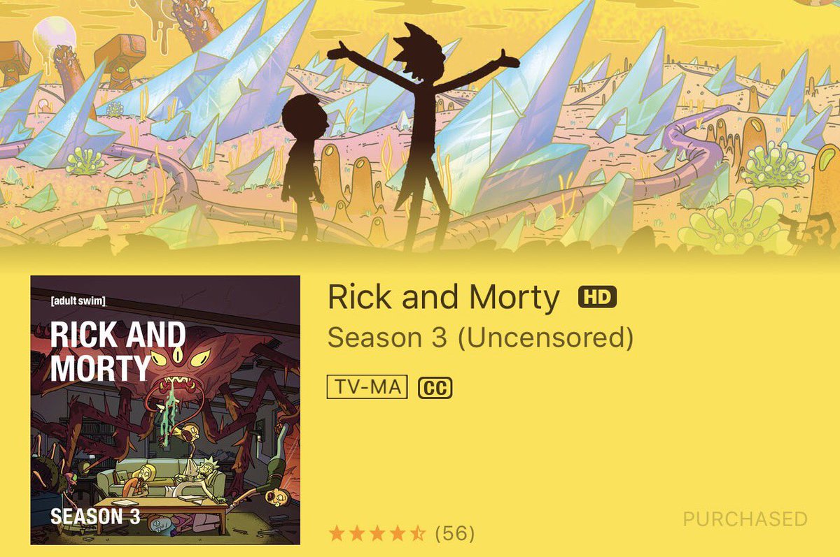SamBuntrock's tweet photo. "Nobody exists on purpose. Nobody belongs anywhere. Everybody's gonna die. Come watch T.V"
#finally #RickandMorty https://t.co/opNpEW5UFo