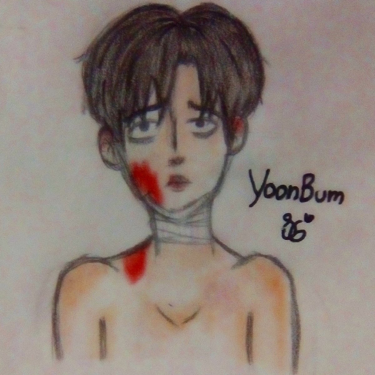 PinkuNamJin00's tweet photo. #YoonBum Fanart with love to @kooo_gi https://t.co/qov6vozVps