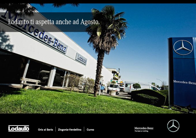 Lodautospa's tweet photo. #LodautoBergamo, concessionaria ufficiale #MercedesBenz e #smart, ti aspetta anche ad Agosto! Per info T.035 4232611 https://t.co/Mf2Ic4Jeuq
