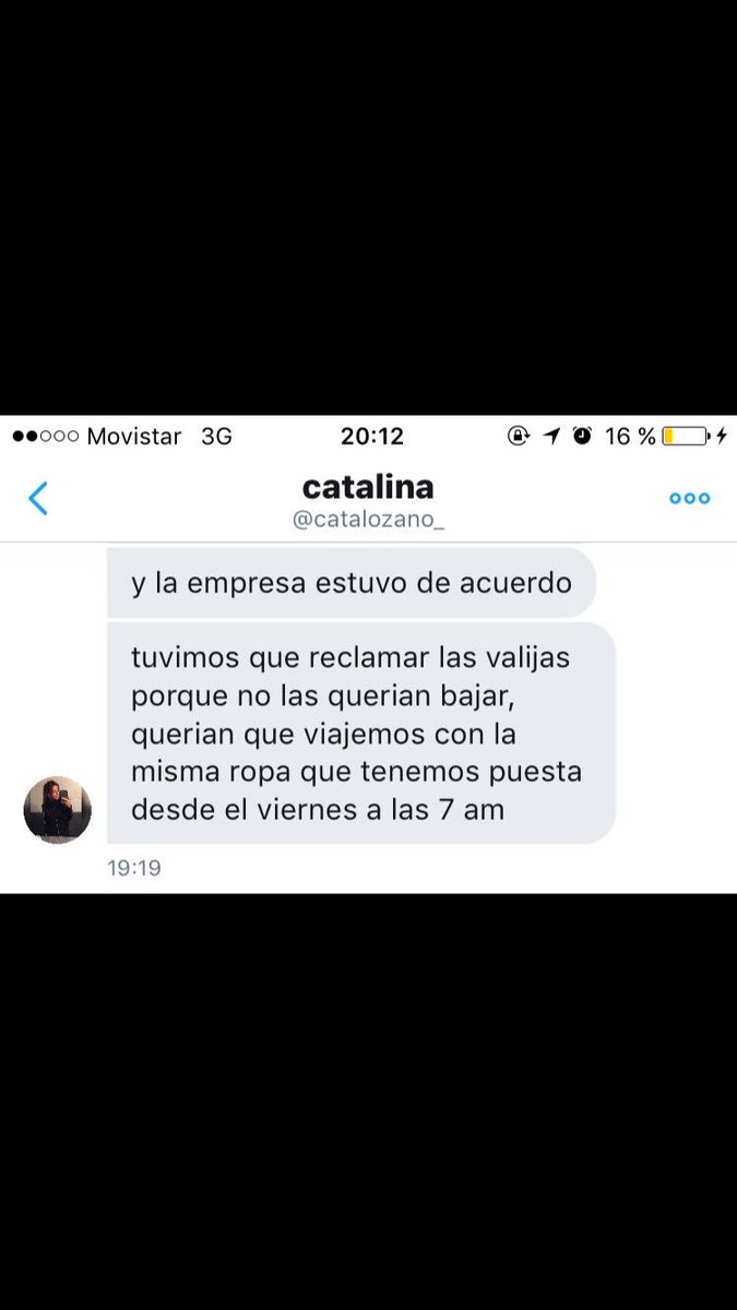 Baxttermiente's tweet photo. No les querían dar de comer, tampoco SUS valijas 24hs después #LaMentiraPerfecta https://t.co/2ZyghmFXoc