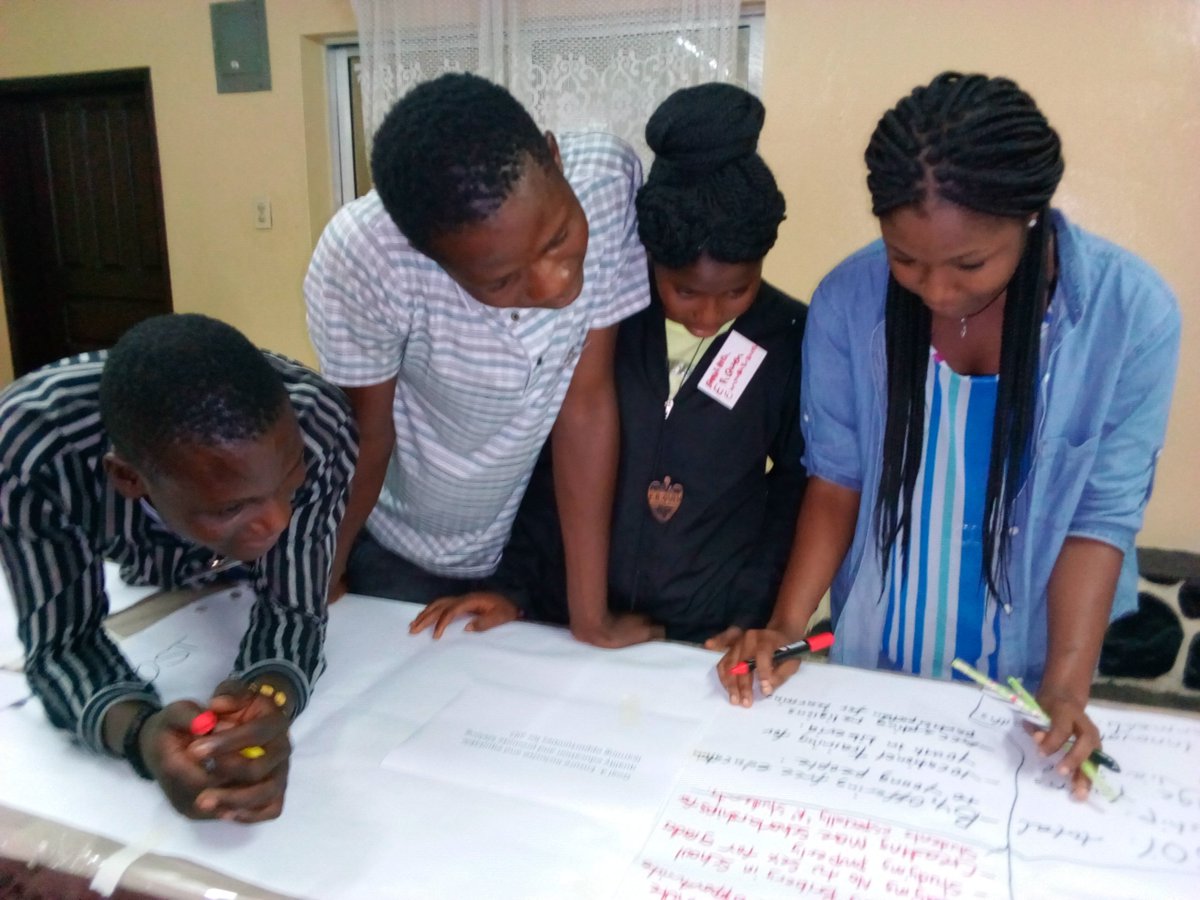 PPA_Liberia's tweet photo. @YAM_Liberia gets capacity building boost; members of the Youth Action Movement of Liberia post for photos during and after sessions @IPPFAR https://t.co/a8K5z4BVyw