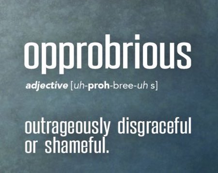 Chaos_Be's tweet image. #OneDayOneWord #Opprobrious 
Could be the middle name of people I know.