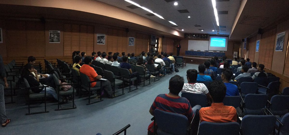 rajivbhatt's tweet photo. #WIT #Ahmedabad is conducting a seminar today on #salesforce as a #career @ #LDCollegeOfEngineering @Mitzeey92 kicking off the session https://t.co/tjfyrdQGGC