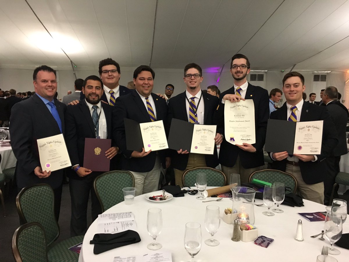 saenicholls's tweet photo. A hearty ΦΑ to our chapter's hard work and dedication to our beloved ΣΑΕ. Blessed to receive multiple awards and a zeal nomination! #82ls https://t.co/LxtwDkeMwx