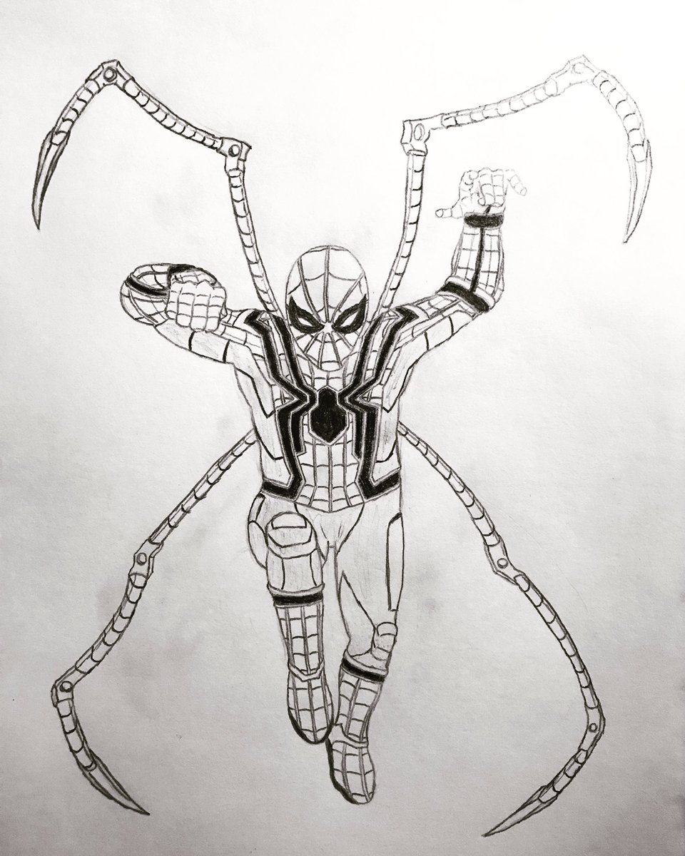 Free Printable Iron Spider Jump Coloring Page for Adults and Kids -  Lystok.com-saigonsouth.com.vn
