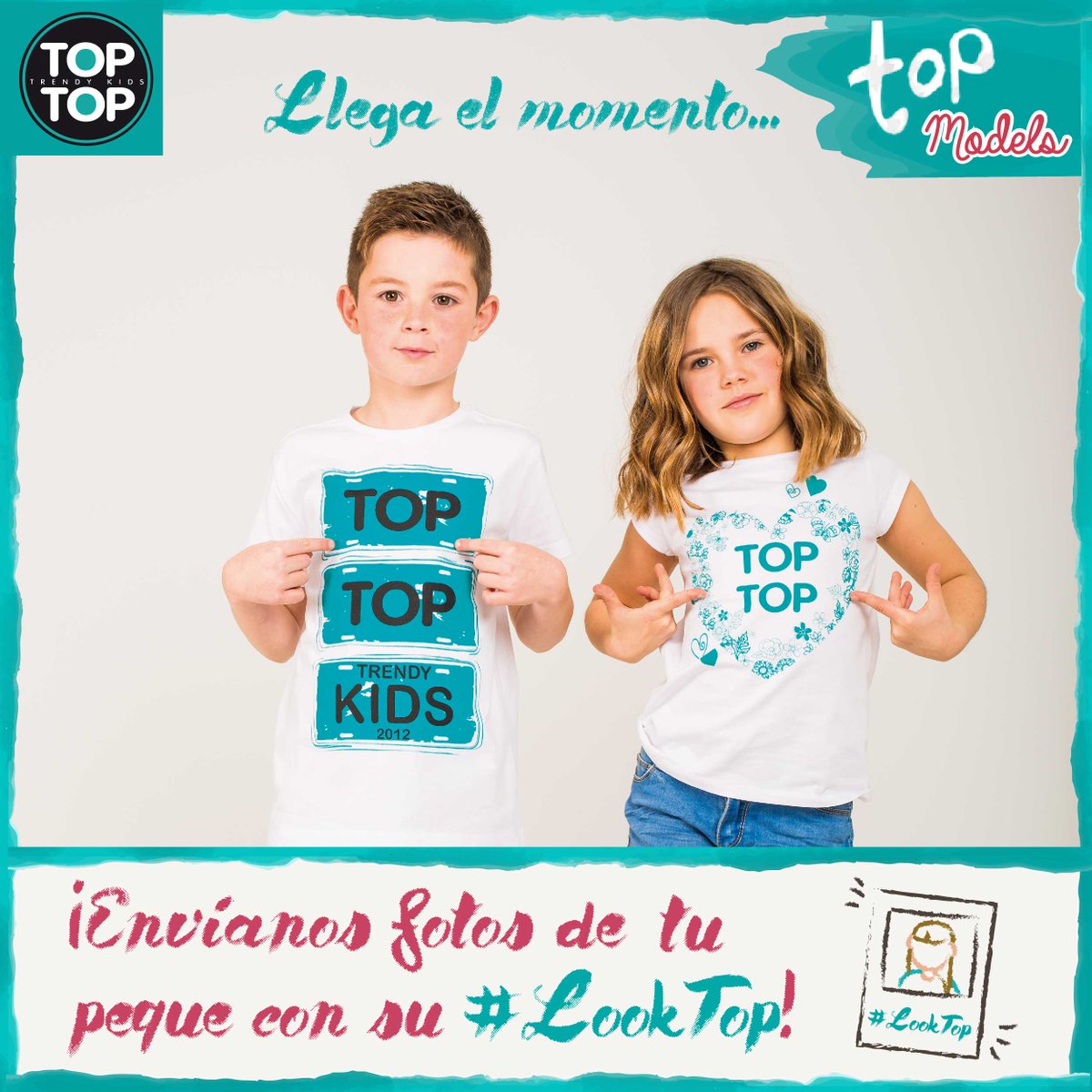 ¡Familia <a href="/TOPTOPKids/">TOPTOP</a> !¡Os animamos a que compartáis con nosotros alguna foto de vuestr@s peques con su mejor conjunto! #TopModel #TopTop