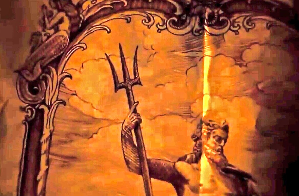 海賊の影 忙霊 これポセイドンの槍か