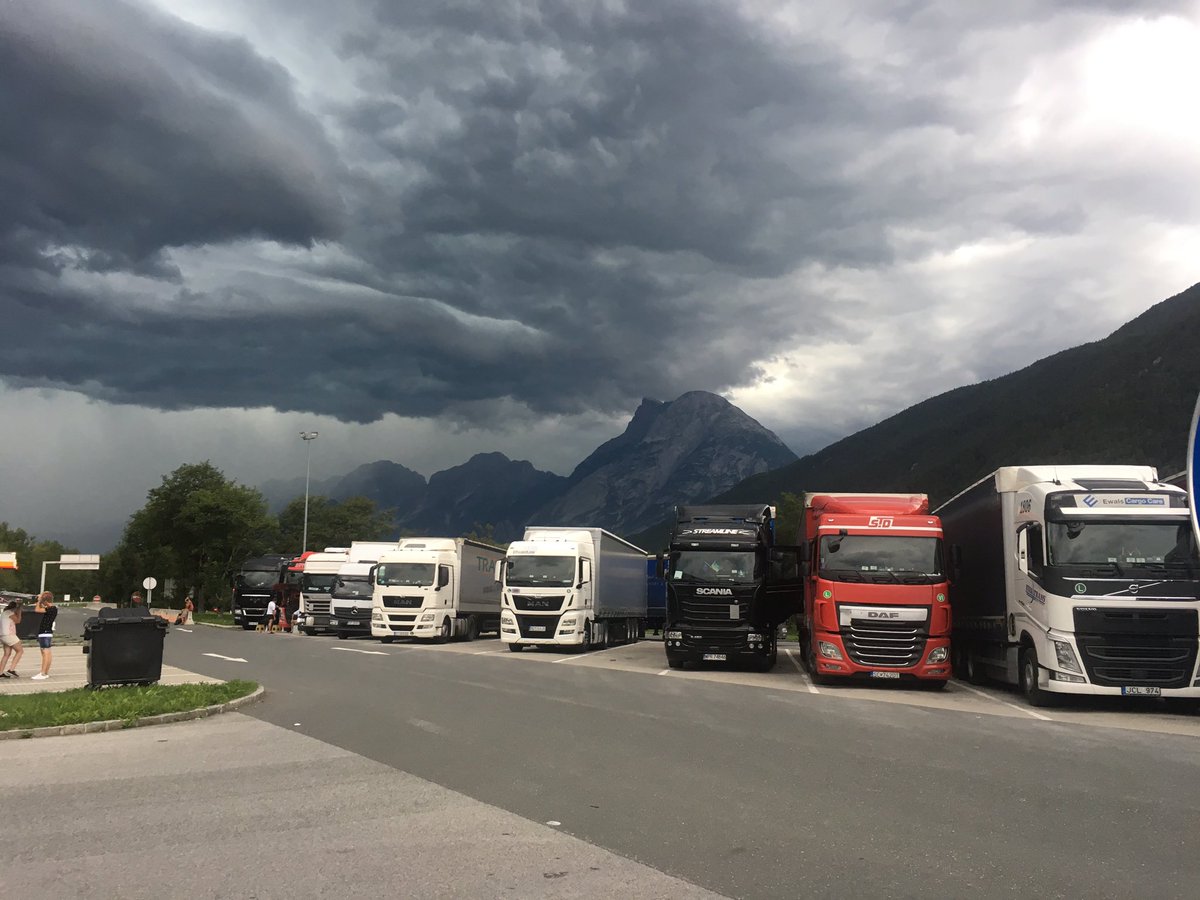 mazmarsden's tweet photo. I like a switchback road, but up a mountain in a storm towards the lightning #crapping myself. https://t.co/9GrZT7OOHu