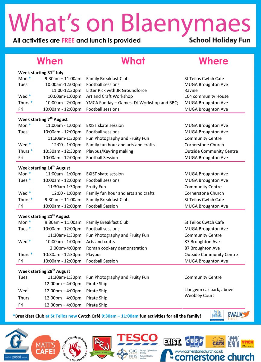 Join us for some holiday fun <a href="/CatsProtection/">Cats Protection</a> <a href="/SwanseaNeuter/">Protect Your Cat</a> we will have Cats Protection workshops and activities Wednesday Mornings.