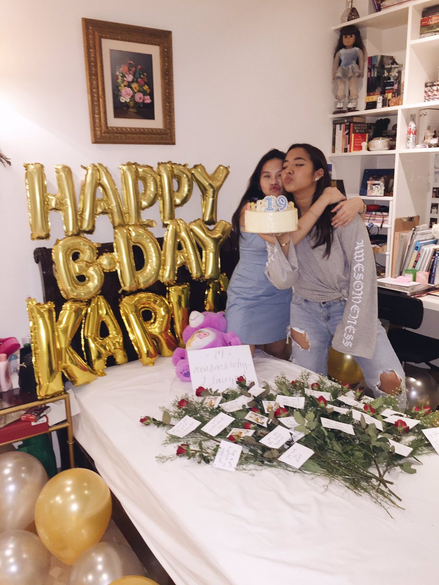 _rbreyes's tweet photo. Running out of ideas already for your yearly bday surprise... I love you 🥀 @karlanotcarla https://t.co/oMFWcd5m0B