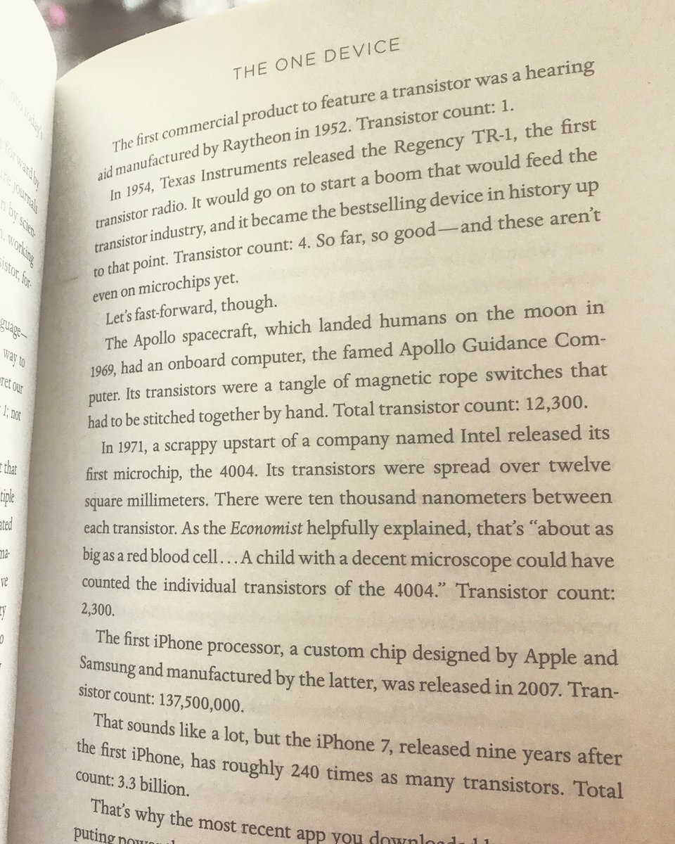 NicoleBurstein's tweet photo. Learning about the iPhone in The One Device by @bcmerchant and this is BANANAS. #iphone #theonedevice https://t.co/bUwXLZj9MU
