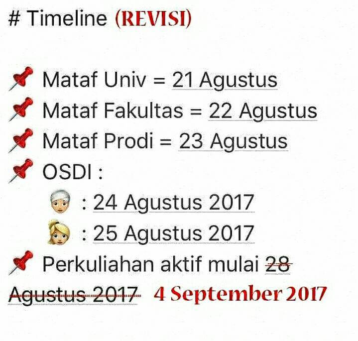 Sedikit info mengenai timeline terdekat mahasiswa. FAQ bisa dilihat di home OA line kami line.me/ti/p/%40kpl831…