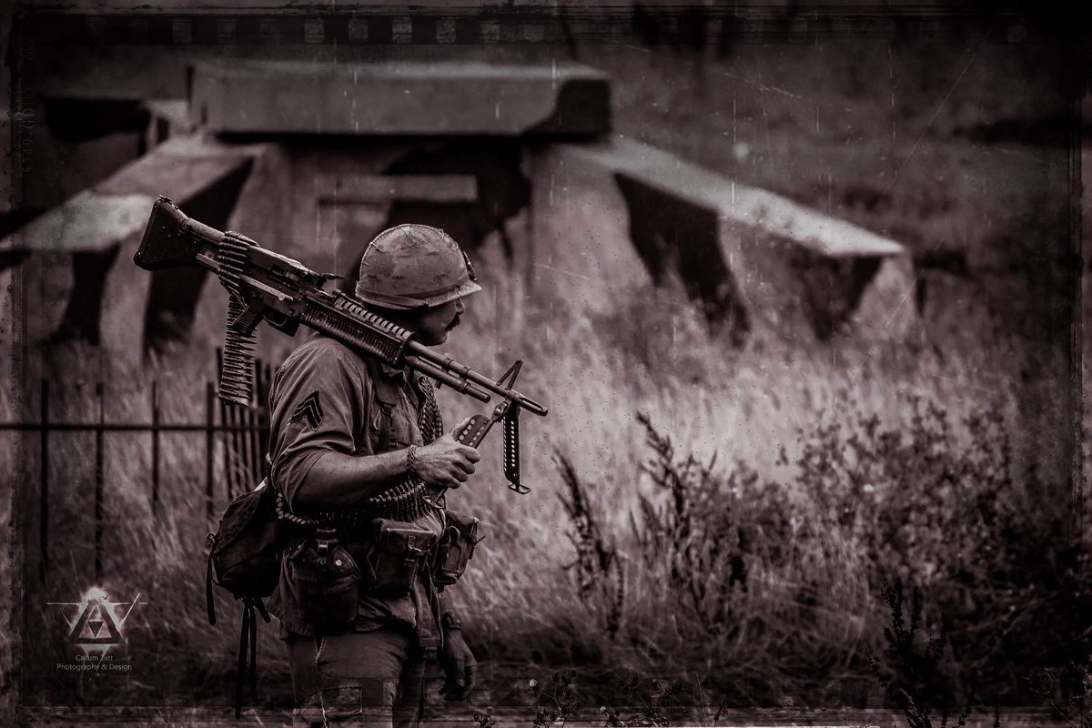 CallumTuttPhoto's tweet photo. 'Nam. @ThunderOrg #callumtuttphotography #warandpeace #livinghistory #photography #photographer https://t.co/Qfqi1VUG5L
